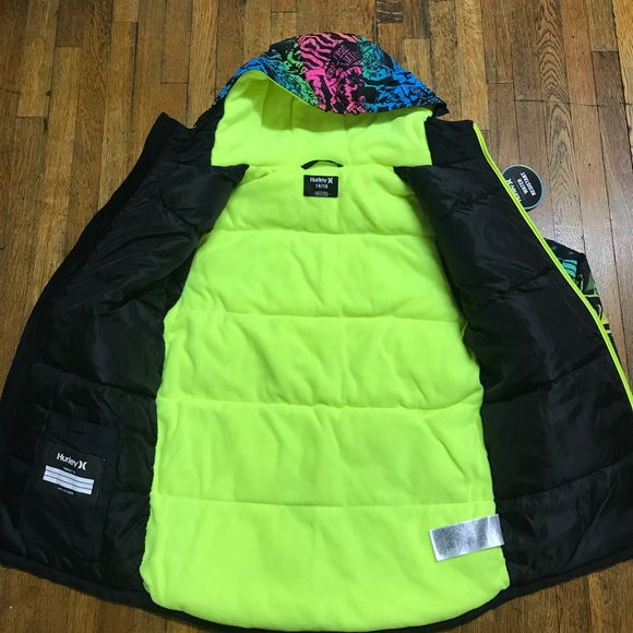 Hurley Youth Snow Jacket, Multi-Colored - Size M (10/12) - Picture 5 of 15